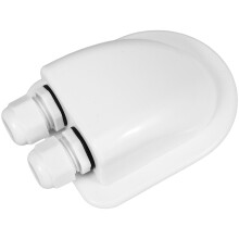 4Pièces Connecteur Câble Double Trous ABS Pour Usage Filaire Rv