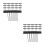40Pièces Clips Mini Morsure Acier Noir Accessoires 6