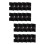 20Pièces Fixations Câbles Noir Nylon Pa Pour Organisation Maison 6