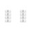8Pièces Support De Clôture En Pour Jardin Cour 4