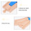 10Pièces Ponts Connecteurs Bois Plastique Multi Couleurs Pour Train 9