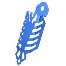 2Pièces Cache Amortisseur Aluminium Bleu Facile À Installer