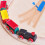 10Pièces Ponts Connecteurs Bois Plastique Multi Couleurs Pour Train 7