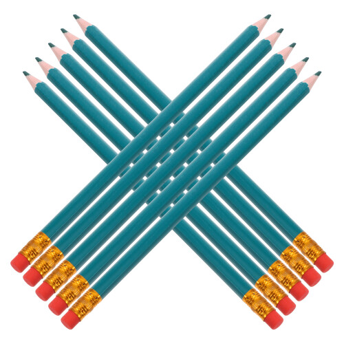 60Pièces Crayons Verts Pour Et Correction Avec Hexagonale 1