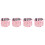 4Stk Pink Faltbarer Canvas Eimer Wasserbehälter Camping Picknick 6