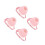 4Pièces De Voyage Hamster Rose Velours Pour Animaux 5