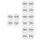 8Paires Stickers Porte Push Pull Blancs En Pour Bureaux 7