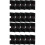 20Pièces Fixations Câbles Noir Nylon Pa Pour Organisation Maison 5