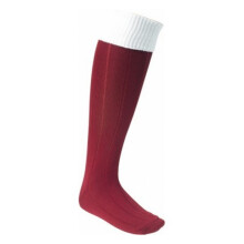 (3 UK-6 UK, Maroon/White) Carta Sport Childrens/Kids Euro Socks