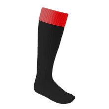 (3 UK-6 UK, Black/Red) Carta Sport Childrens/Kids Euro Socks