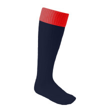 (3 UK-6 UK, Navy/Red) Carta Sport Childrens/Kids Euro Socks
