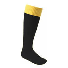 (3 UK-6 UK, Black/Amber) Carta Sport Childrens/Kids Euro Socks