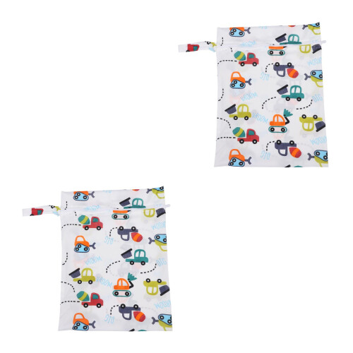 2Stk Infant Wickeltasche Tragbar Mit Cartoon 2