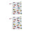 2Stk Infant Wickeltasche Tragbar Mit Cartoon 9