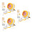 3Sets Automatischer Perlenspinner ABS Multi Farben Zum Armbandbasteln 3