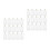 2Pièces Remplisseurs Chaussures Gonflables Transparent Maintien 8