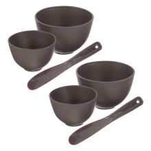 2Sets Silikon Kosmetik Schüssel Set Für Gesichtsmasken