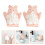 4Stk Pink Badehandschuhe Für Kinder Doppelseitig Pe & Viskose 11