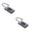 2Stk USB Hub 14-in-1 Datenhub Mit Wireless Charger Triple-Display 3
