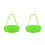 2Pcs Green Silicone Steamed Egg Rack for Steaming Eggs 9-Hole 5