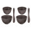 2Sets Silikon Kosmetik Schüssel Set Für Gesichtsmasken 3