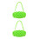2Pcs Green Silicone Steamed Egg Rack for Steaming Eggs 9-Hole 10