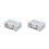 2Stk Multifunktionale Plastikbox Handlicher Aufbewahrungsbehälter Bunt 6