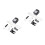 2Pièces Barbecue Portable Noir Multifonction Pour Viande 4