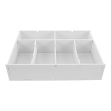 2Pièces Organiseur Billets Pièces PVC Beige Pratique Multi Usage