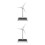 2Pièces Maquette Éolienne Plastique Jouet Éducatif 7