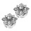 10Pièces Boutons Décoratifs Pour Et Blouses Argentés 1
