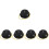 5Pièces Portable En Fer Noir Pour Boule Disco Rotative 7