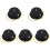 5Pièces Portable En Fer Noir Pour Boule Disco Rotative 4