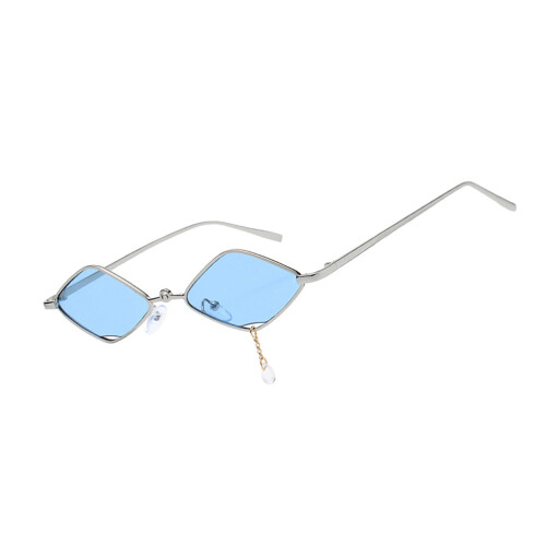 2Pcs Unique Sky-Blue Decorative Sunglasses Chic Party Eyewear 2