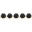 5Pièces Portable En Fer Noir Pour Boule Disco Rotative 11