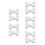 50Pièces Accessoires Boules De Roulette Blanches Pour Tables De Jeu 5