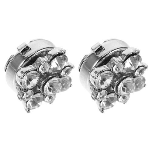 10Pièces Boutons Décoratifs Pour Et Blouses Argentés 2