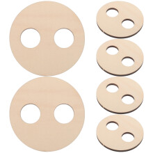 6Pièces Fixateur Bois Bougie Beige Outil Alignement Facile DIY