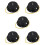 5Pièces Portable En Fer Noir Pour Boule Disco Rotative 10