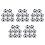 40Pièces Mini De Baby-Foot Hips Multiusage Pour Jeux De Table 4