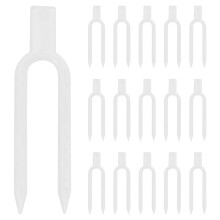 1Ensemble Pinces De Fixation Plantes Transparentes Pp+pe Pour Jardin