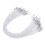 480Pièces Bandes Élastiques Blanches Pour Masques Chapeaux DIY 1