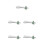 5Pièces Clips Cravate Sapin Vert En Pour Occasions Festives 8