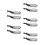 10Pièces Bandes Jambe Élastiques Noires Réglables Cyclisme Course 9