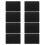 16Pièces Étiquettes Tableau Noir ABS Réutilisables Pour Buffet Noir 2