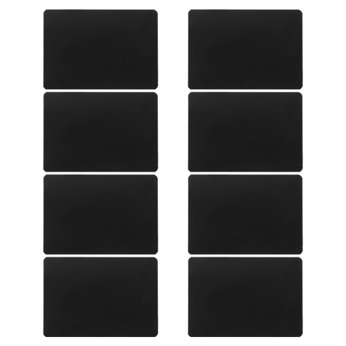 16Pièces Étiquettes Tableau Noir ABS Réutilisables Pour Buffet Noir 1