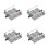 4Pièces Barrières De Rail Simulation Pour Chemin De Fer Jouet Gris 6