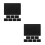 16Pièces Étiquettes Tableau Noir ABS Réutilisables Pour Buffet Noir 8