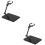 6Pièces Supports Plastique Ajustables Pour Exposition Figurines 8