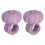 2Pièces Coussin Épingle Poignet Elastique Violet Couture DIY 1